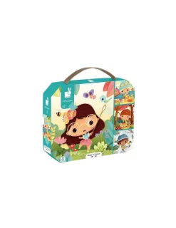 Janod 4 Puzzles las 4 Estaciones de