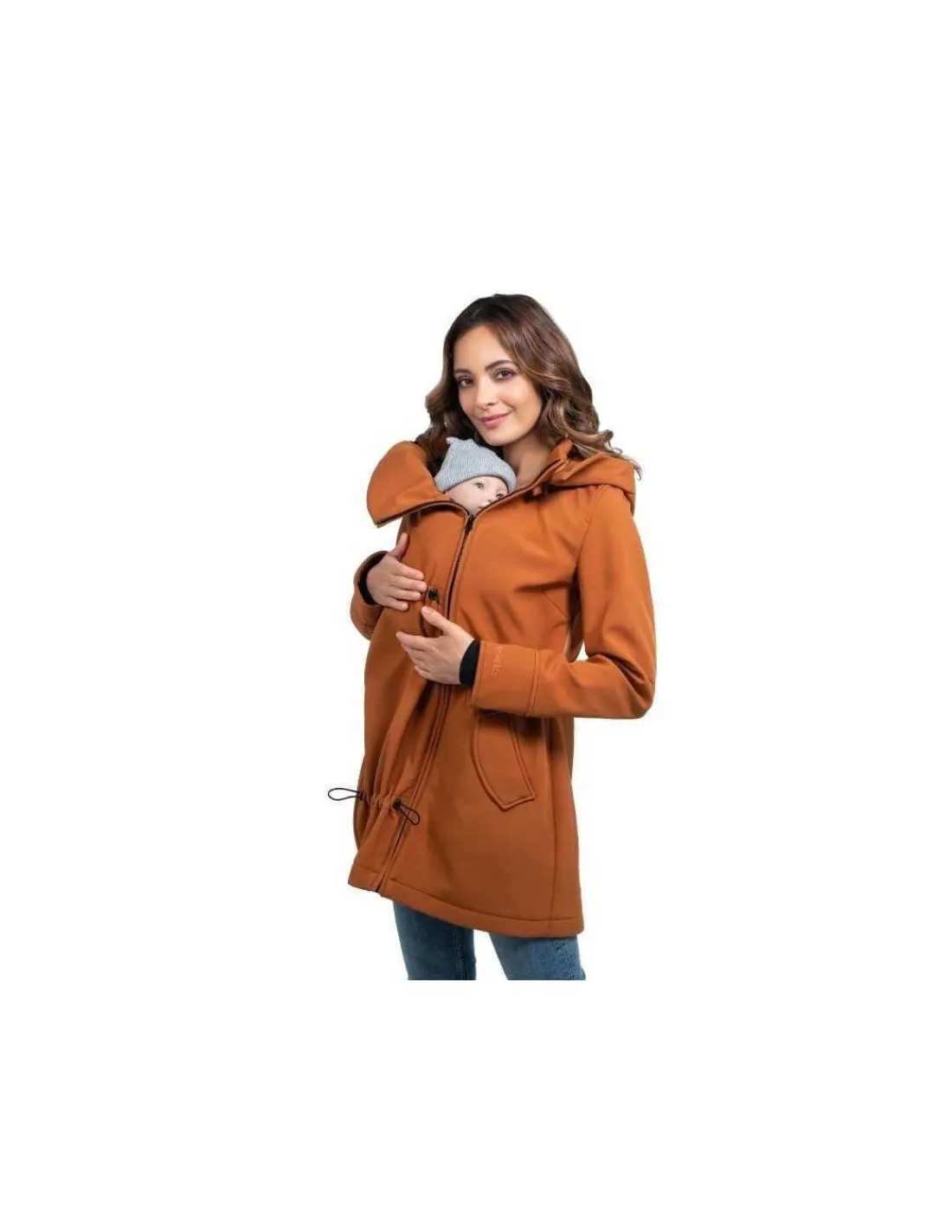 Wombat & Co London Abrigo porteo y premamá Wombat Shell Caramel