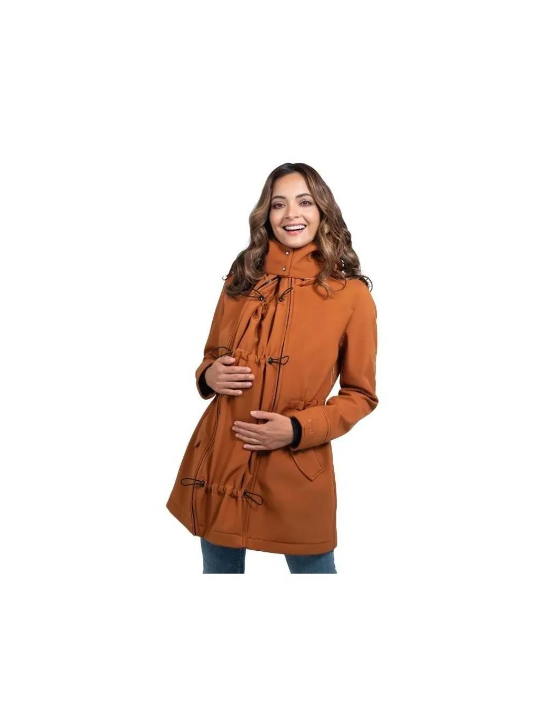 Wombat & Co London Abrigo porteo y premamá Wombat Shell Caramel