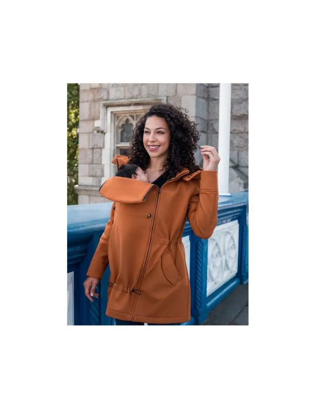 Wombat & Co London Abrigo porteo y premamá Wombat Shell Caramel