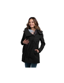 Wombat & Co London Abrigo porteo y premamá Wombat Shell Negro