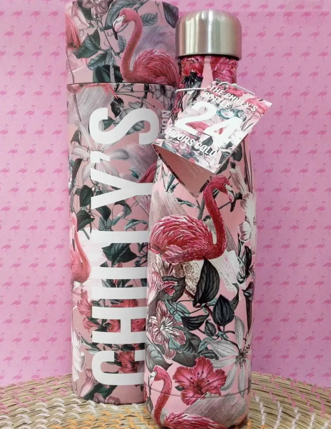 Chilly´s Botella Chilly's Tropical Flamencos 260ML