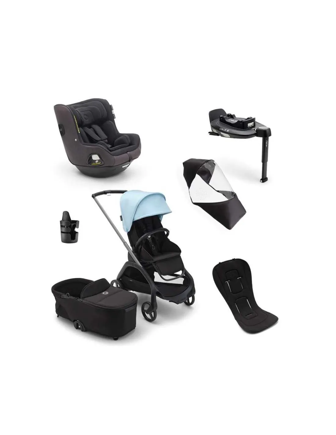 Bugaboo Dragonfly - Pack Completo Recién Nacido - VERANO