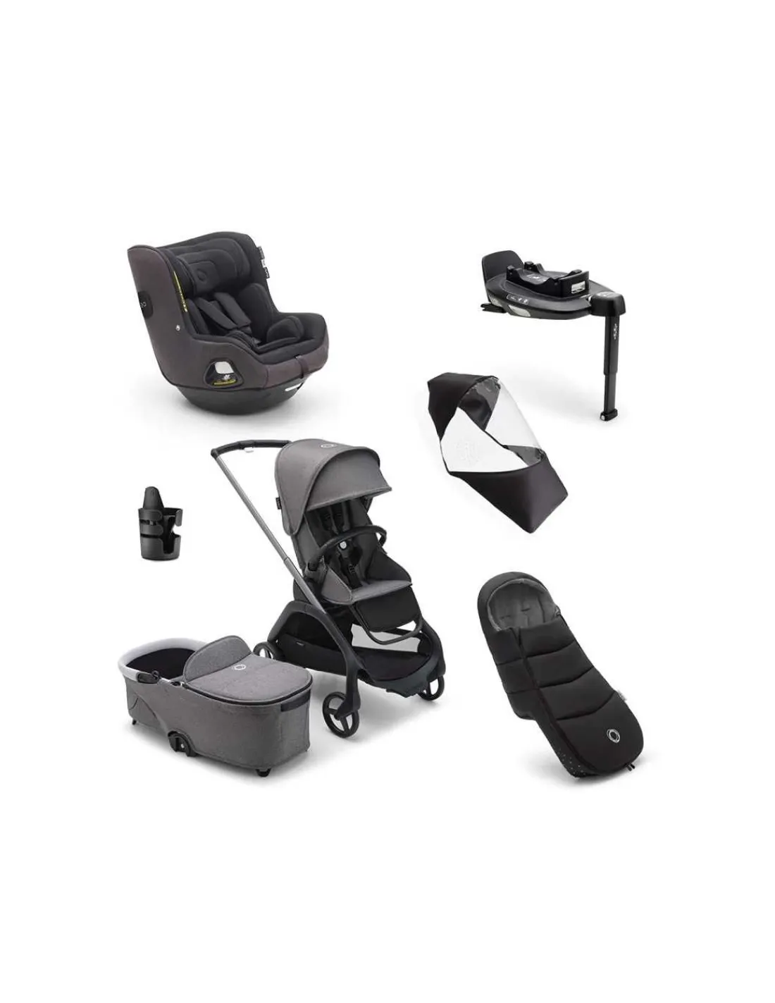 Bugaboo Dragonfly - Pack Completo Recién Nacido - INVIERNO