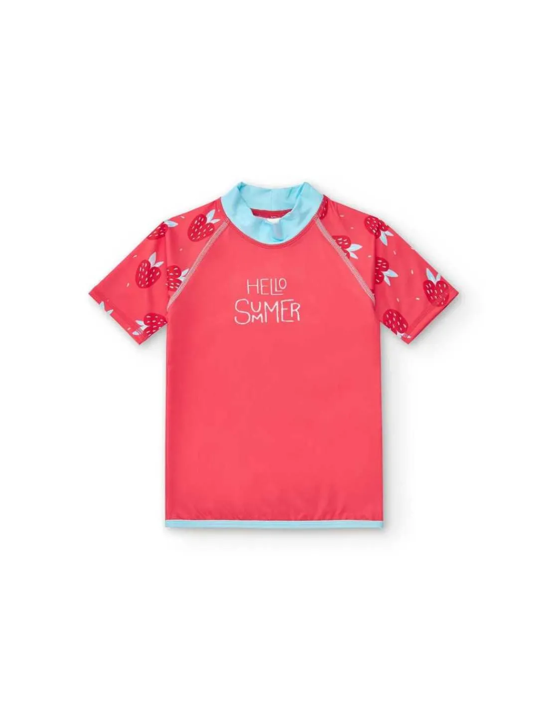 BTBOX Camiseta de Baño UPF+50 Strawberries de