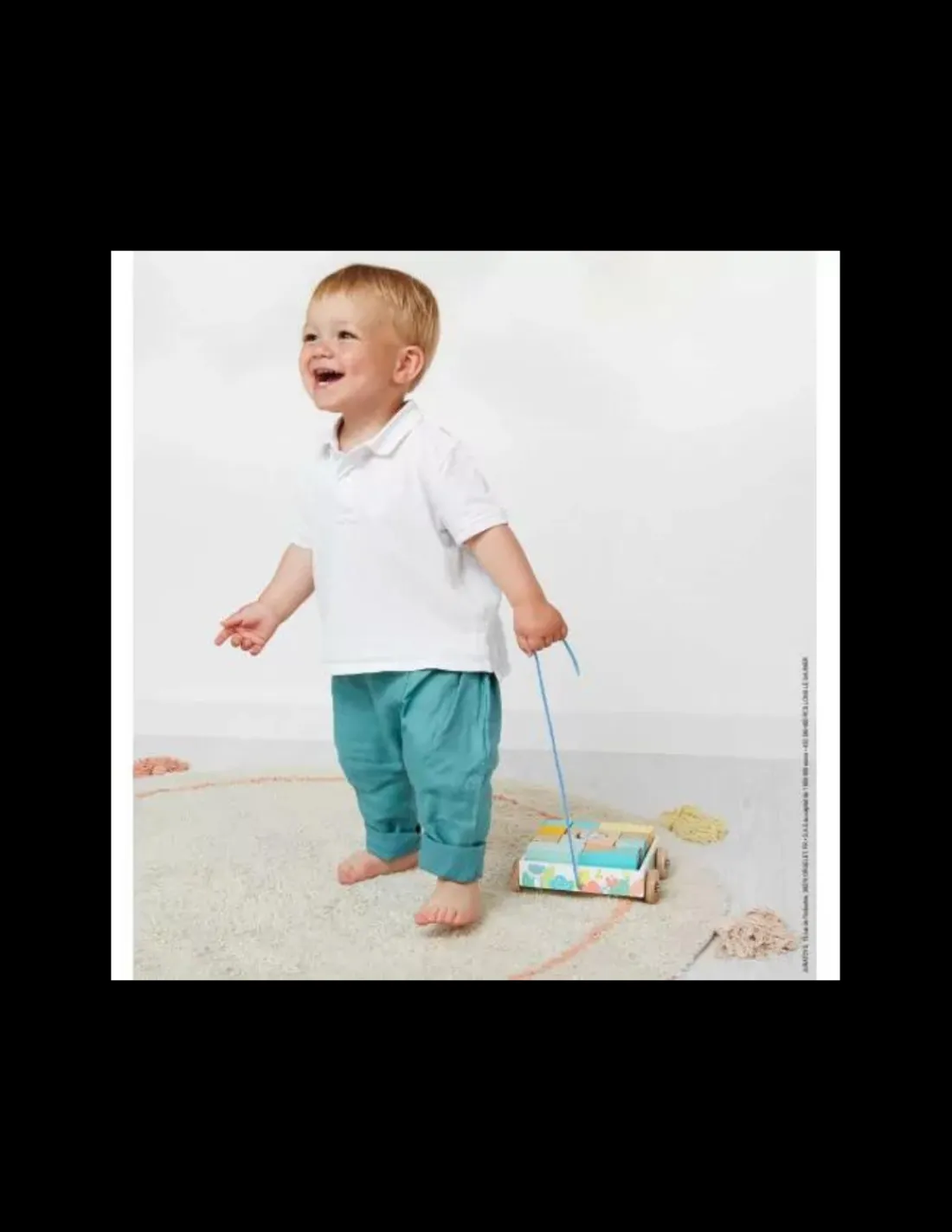 Janod Carrito con Cubos para Pasear de