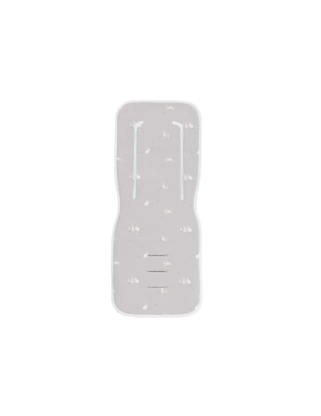 Bimbidreams Colchoneta recta para carrito Bunny Gris Beige
