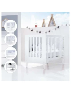 Alondra Cuna colecho blanca 4 en 1 NEXO 60x120cm de