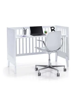 Alondra Cuna colecho blanca 4 en 1 NEXO 60x120cm de
