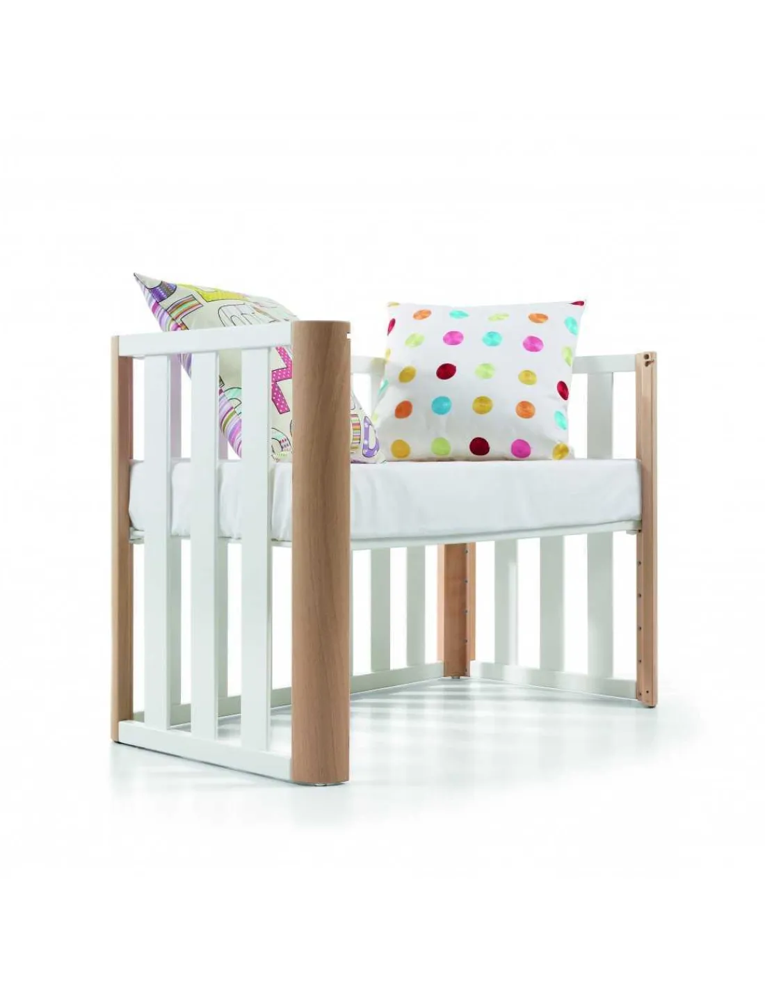COTINFANT Cuna Colecho Doco Sleeping Blanca y Madera 120 x 60 cm