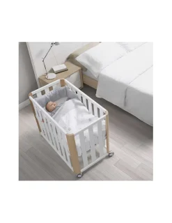 COTINFANT Cuna Colecho Doco Sleeping Blanca y Madera 120 x 60 cm