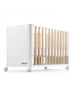 COTINFANT Cuna Colecho Doco Sleeping Style Blanca y Madera 120 x 60 cm