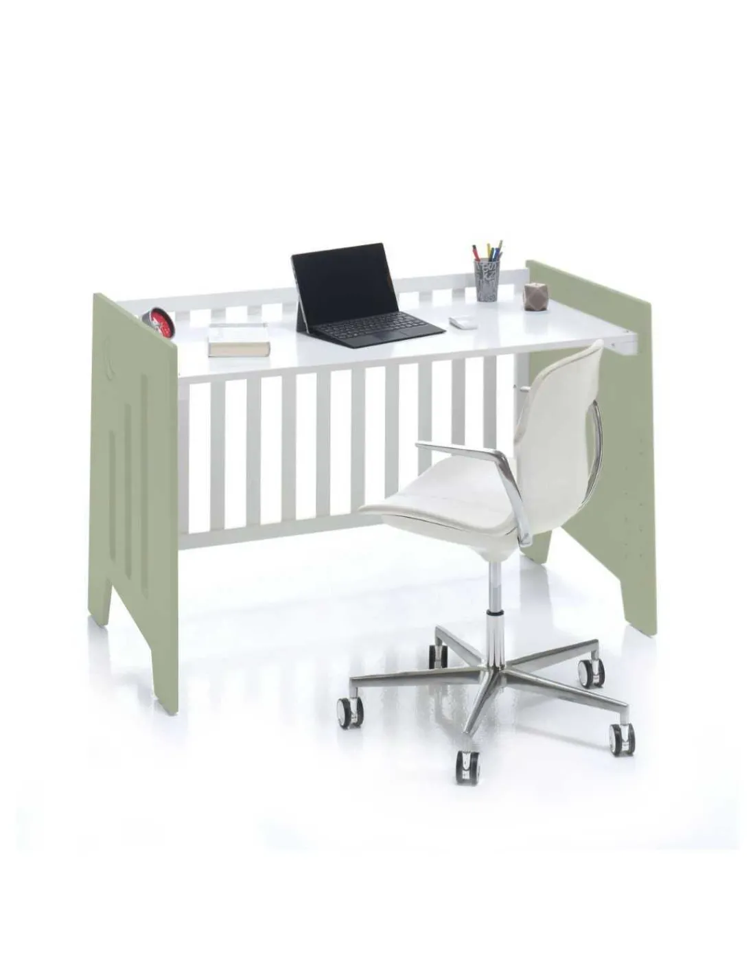 Alondra Cuna Colecho Evolutiva OMNI Verde Oliva 60x120cm de