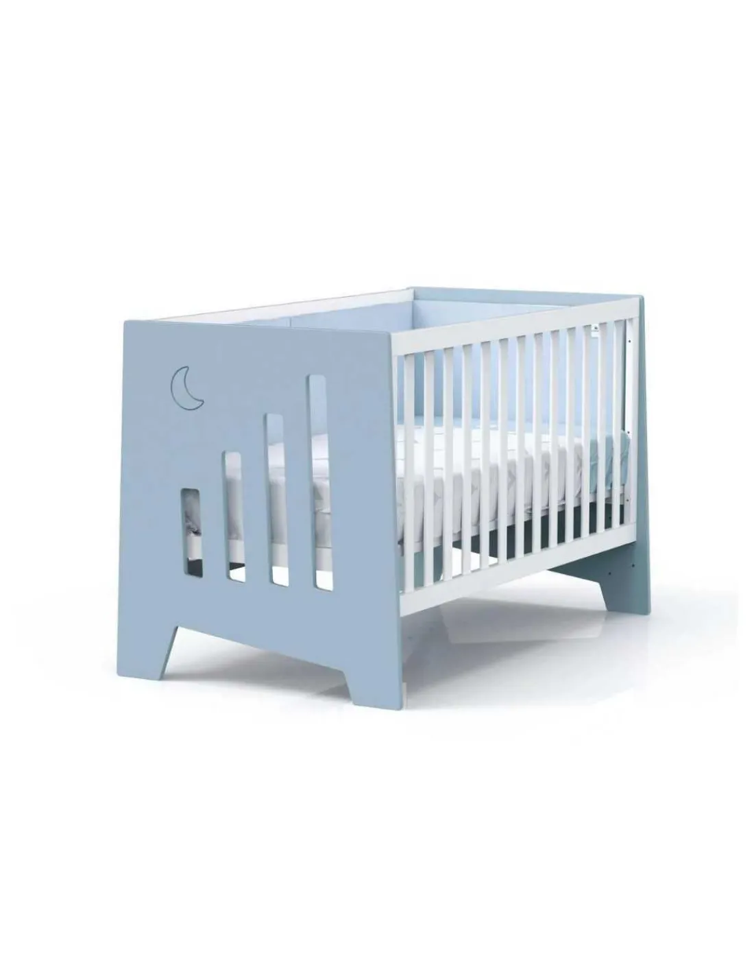 Alondra Cuna Colecho y Montessori OMNI XL Celeste 70x140cm de