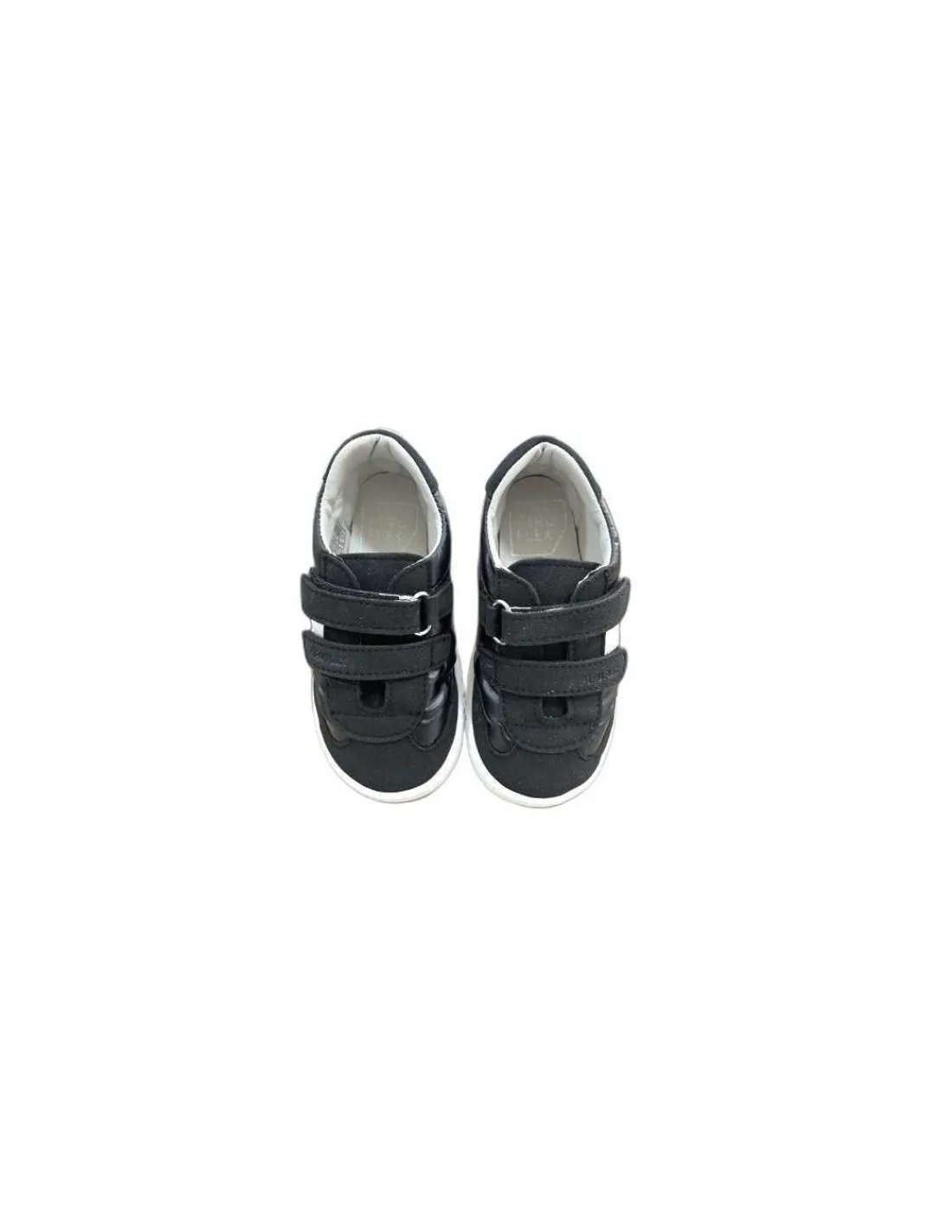 Piruflex Deportivas Calzado Respetuoso Nylon Negro y Blanco