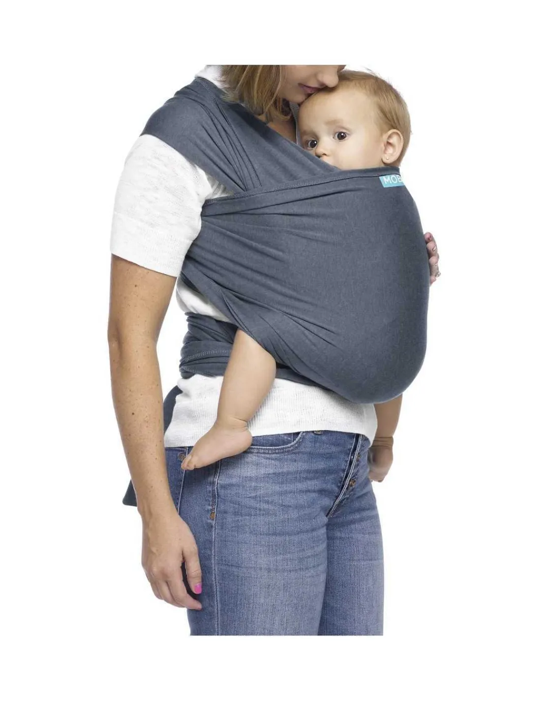 Moby Fular Portabebés Elástico Wrap Evolution Denim