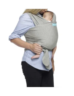 Moby Fular Portabebés Elástico Wrap Classic Gray