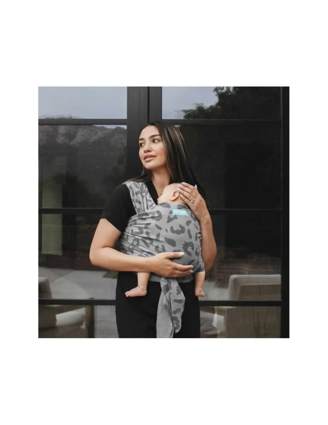 Moby Fular Portabebés Elástico Wrap Classic Night Leopard