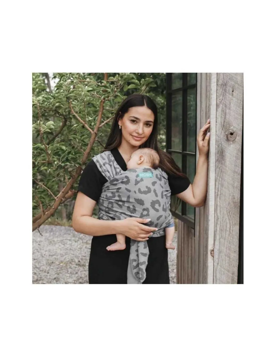 Moby Fular Portabebés Elástico Wrap Classic Night Leopard