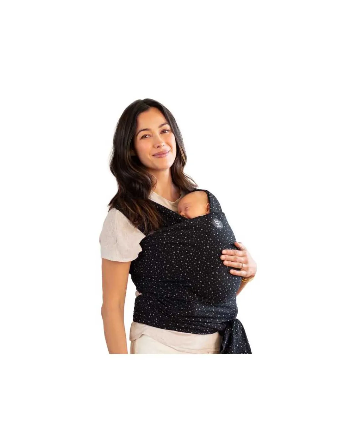 Moby Fular Portabebés Elástico Wrap Classic Terrazo Black