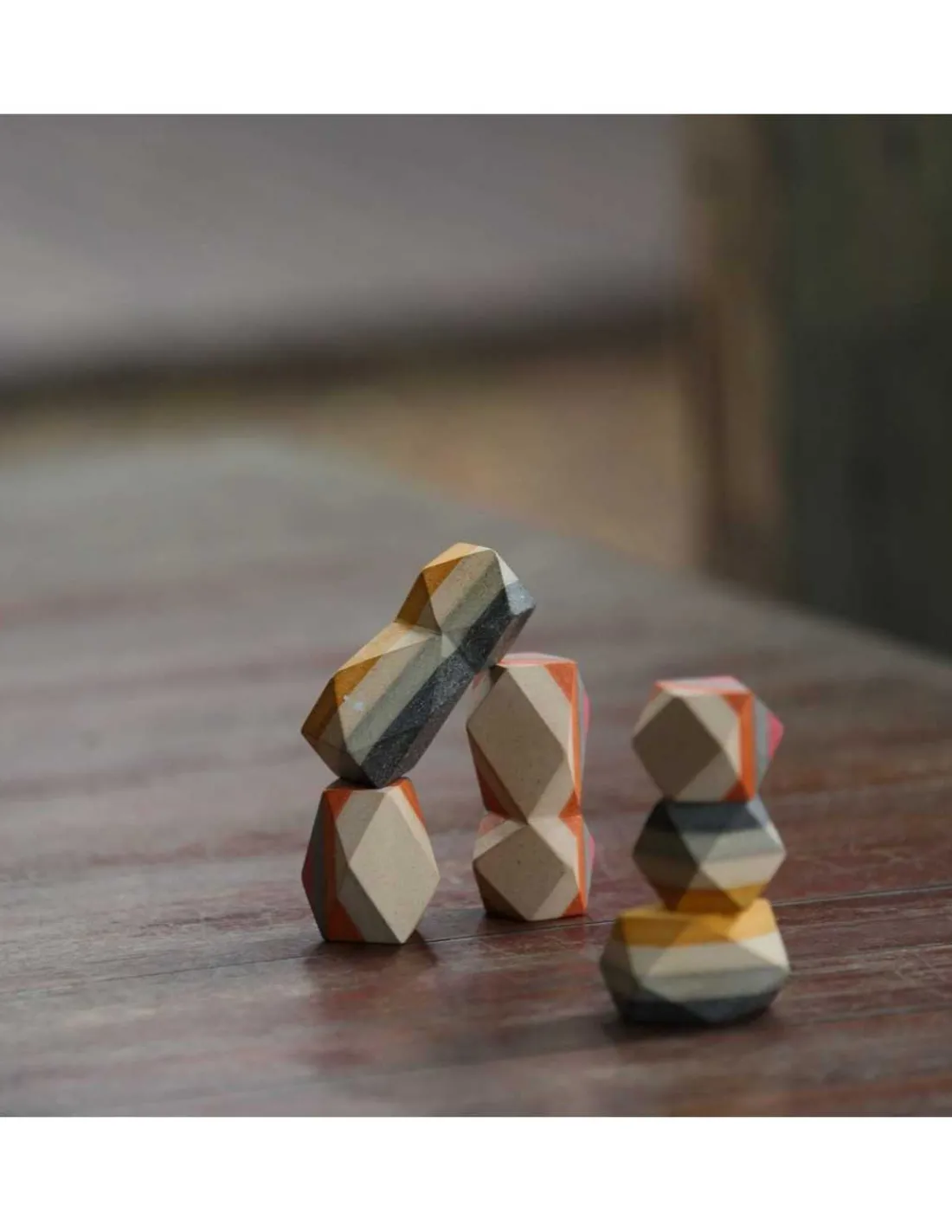 PlanToys Geo Rocas Apilables de
