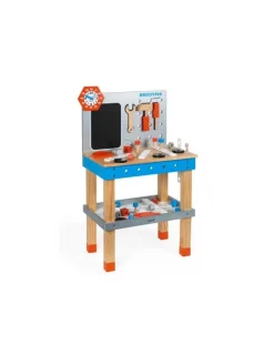 Janod Gran Banco de Trabajo Magnetico Bricolaje'Kids