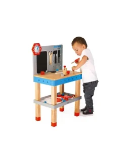 Janod Gran Banco de Trabajo Magnetico Bricolaje'Kids