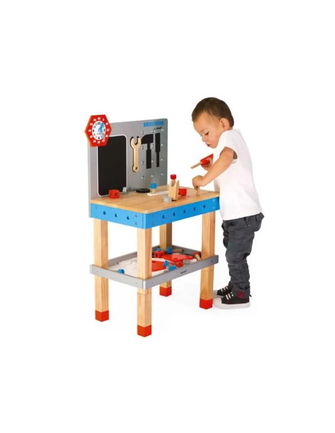 Janod Gran Banco de Trabajo Magnetico Bricolaje'Kids
