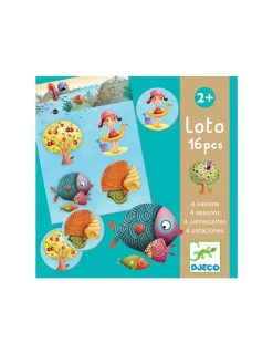 Djeco Juego Loto educativo- 4 Estaciones de