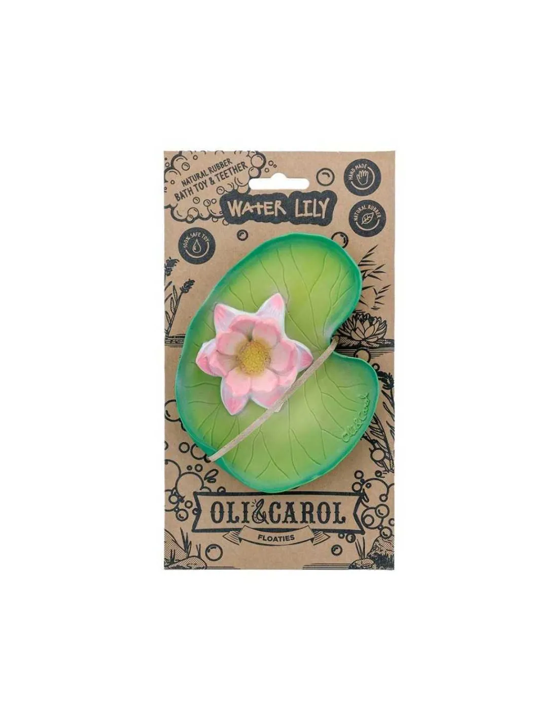 Oli&Carol Juguete para Baño y Mordedor Water Lily de