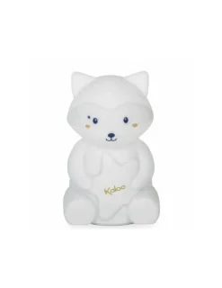 Kaloo Lampara LED blandita de silicona Mapache de