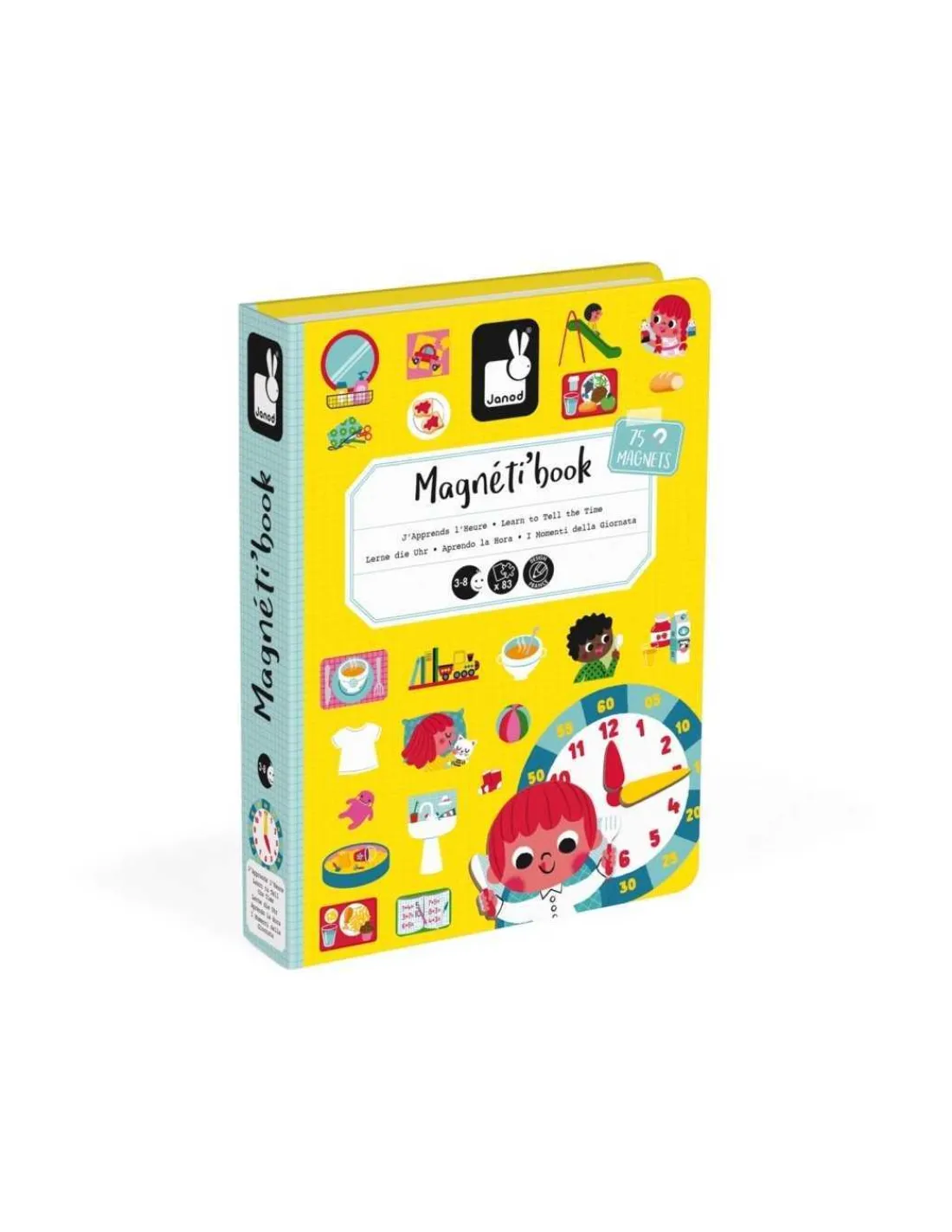 Janod Magneti'book Aprendo la Hora de