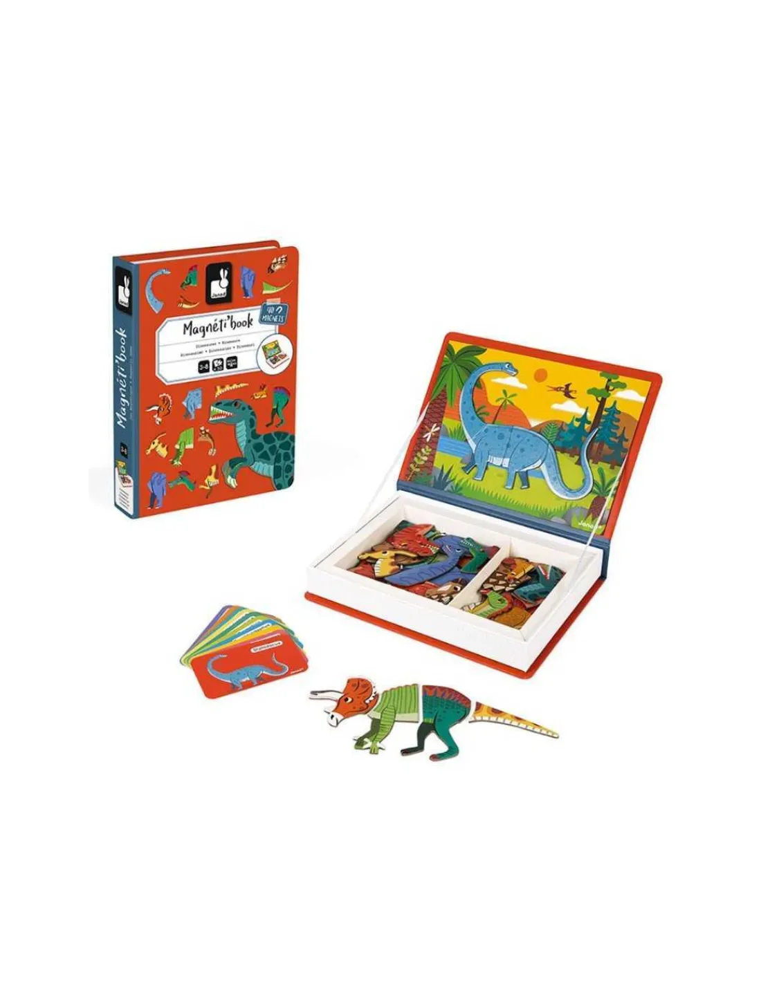 Janod Magneti'book Dinosaurios de