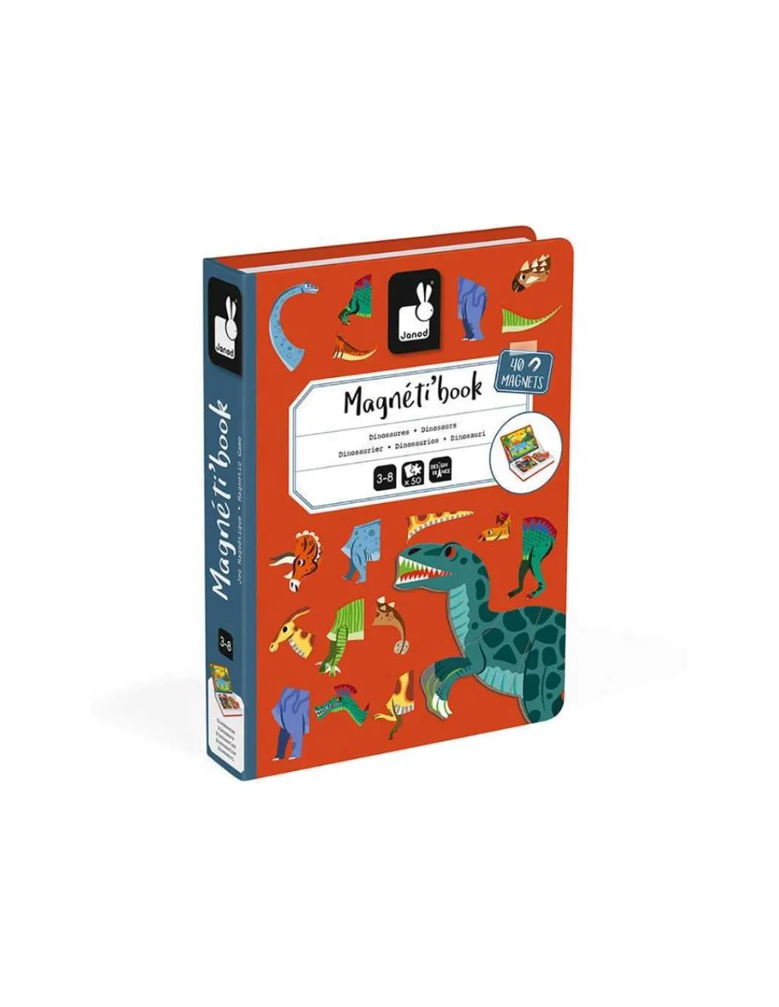 Janod Magneti'book Dinosaurios de