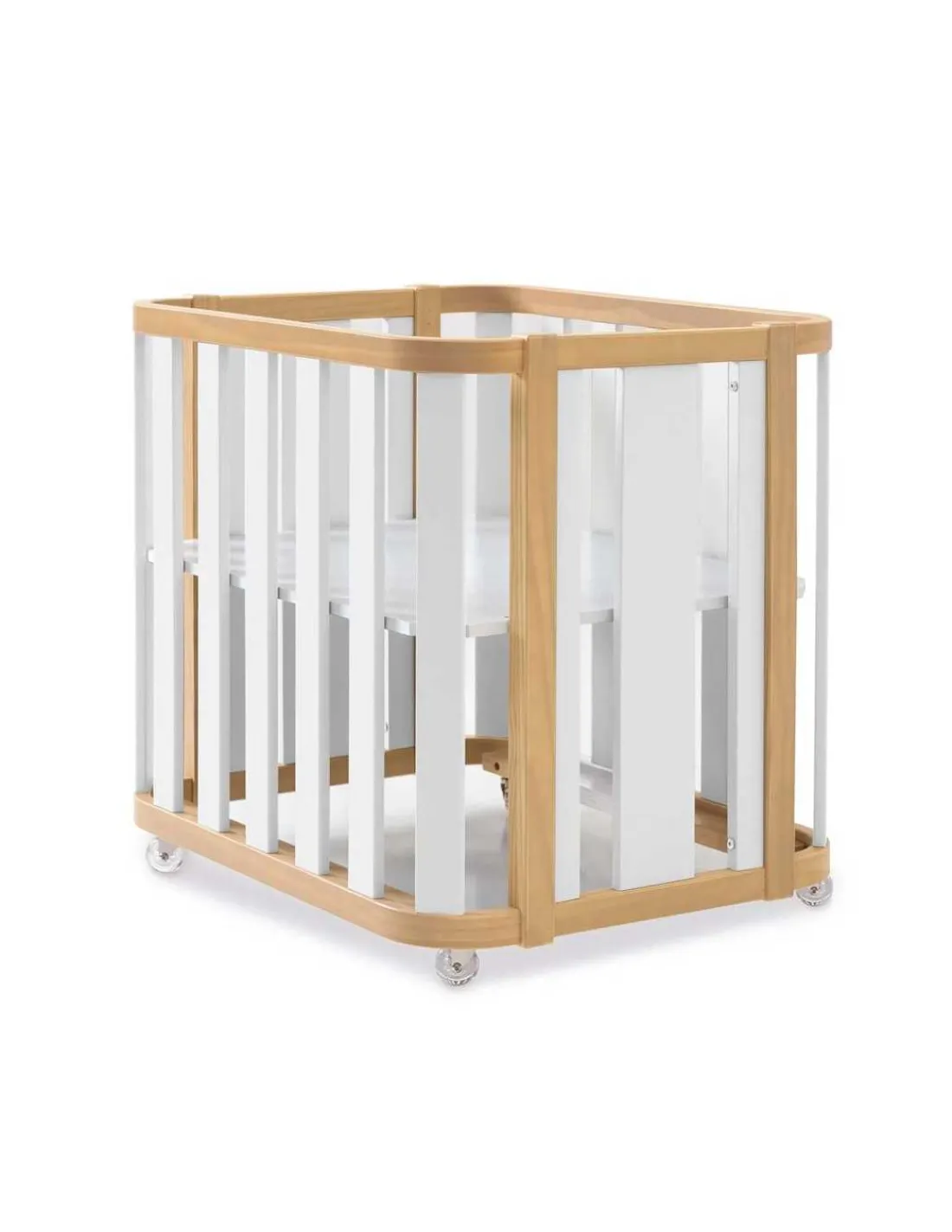 Alondra Minicuna Colecho evolutiva CREA PLUS TRE (4 en 1) Madera/Blanco de