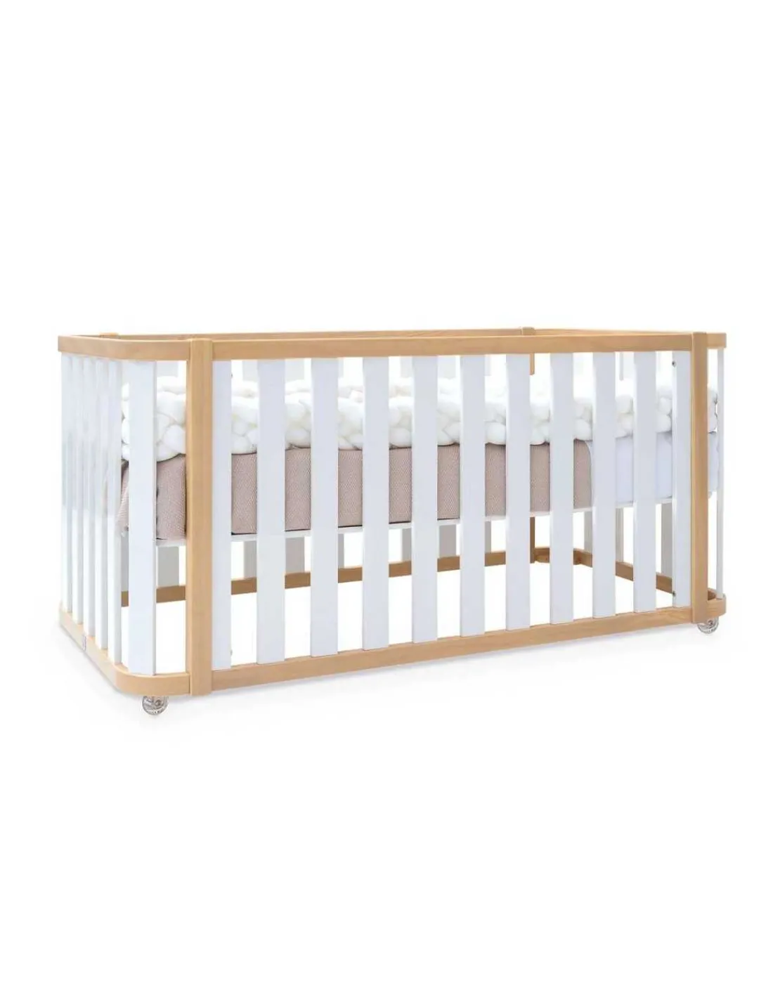 Alondra Minicuna Colecho evolutiva CREA PLUS TRE (4 en 1) Madera/Blanco de
