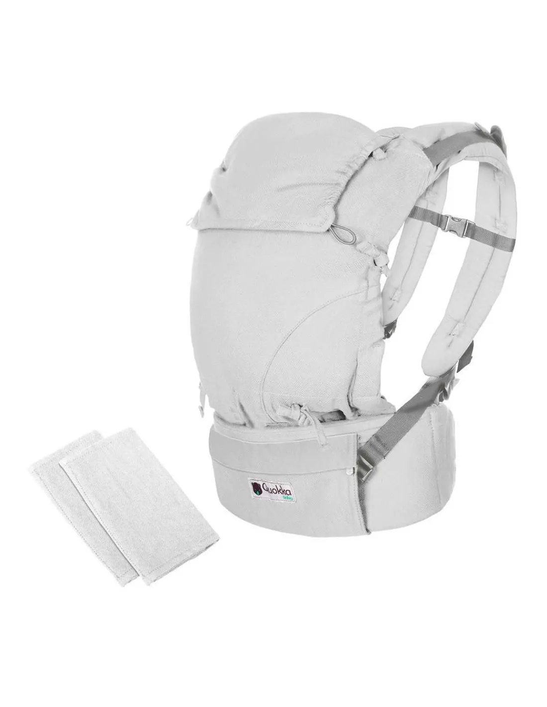 Quokkababy Mochila Portabebés E-Carrier Silver Diamond