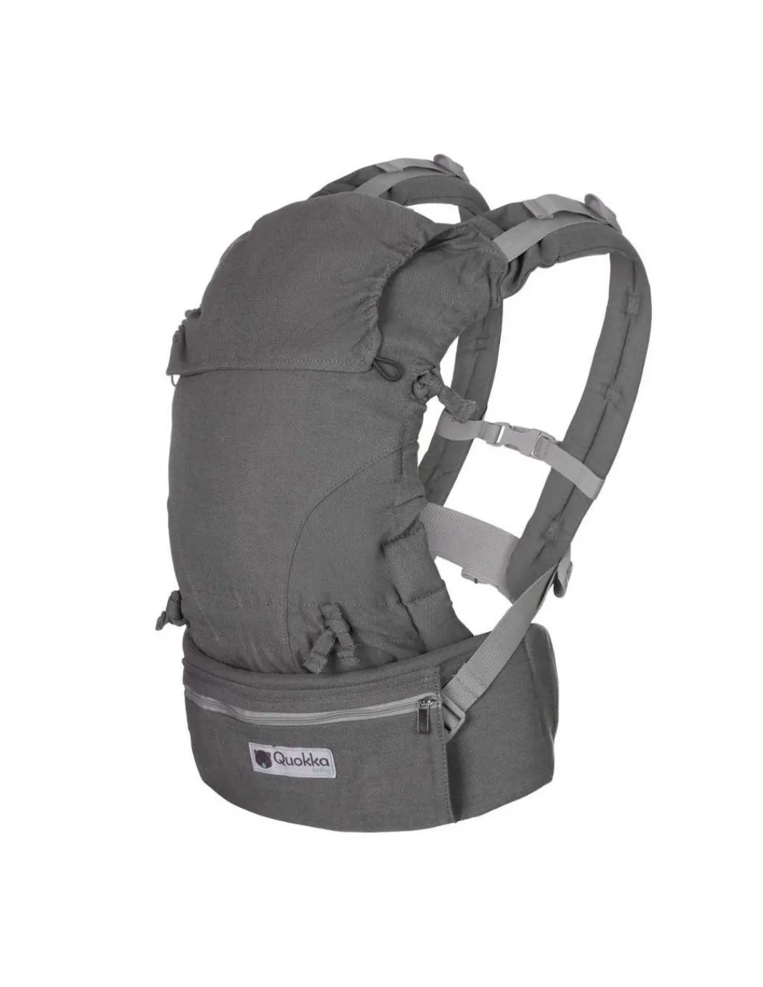 Quokkababy Mochila Portabebés E-Carrier Light Grey
