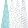 Aden Anais Muselina de Algodón Now + Zen de | Pack de 4