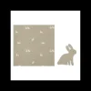 Bimbidreams Muselina de Bambú con Dou dou de Bunny 115x115cm