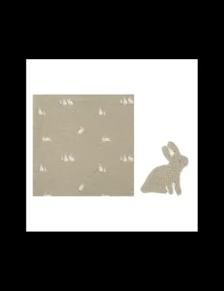 Bimbidreams Muselina de Bambú con Dou dou de Bunny 115x115cm