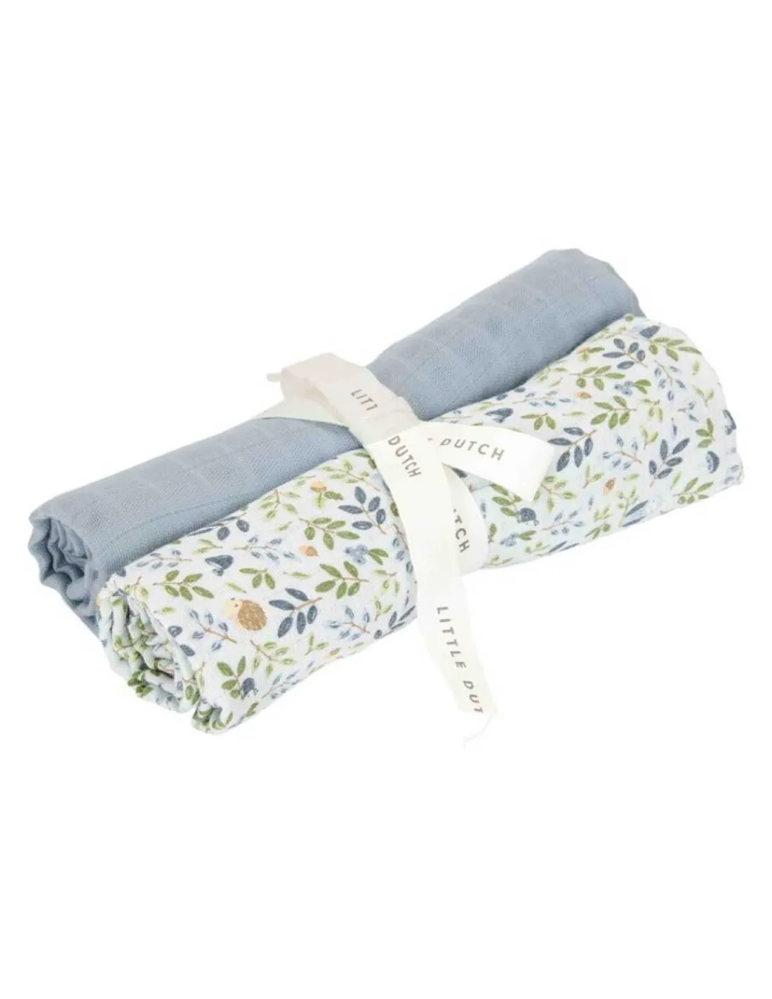 Little Dutch Muselina 70x70 cm Forest Adventure Azul Denim