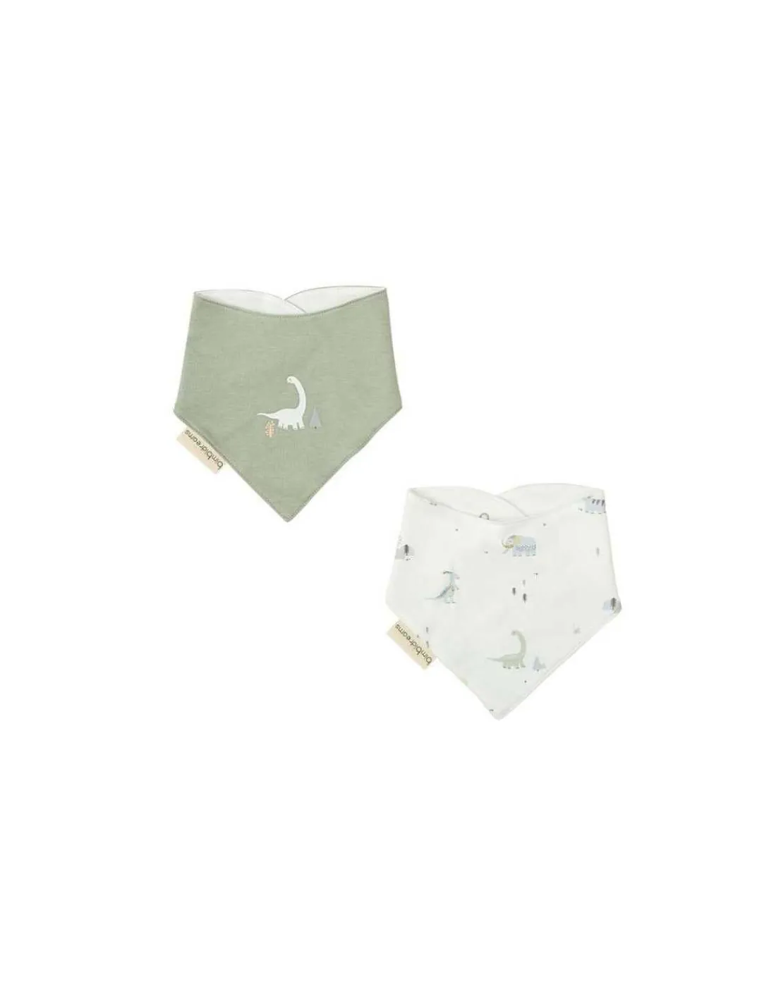 Bimbidreams Pack 2 Baberos Bandana Trex de