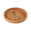 DONE BY DEER Plato Silicona Jirafa Raffi Mostaza de