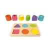 Janod Puzzle con 6 Figuras Sensoriales de