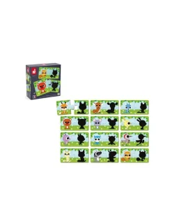 Janod Puzzle Los Animales y su Sombra de