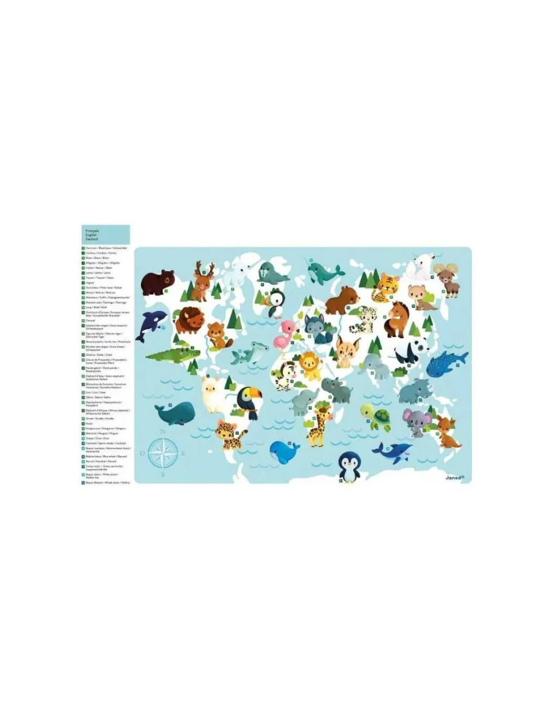 Janod Puzzle Magnético Minikids de