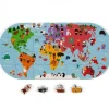 Janod Puzzle Mapa del Mundo para el baño