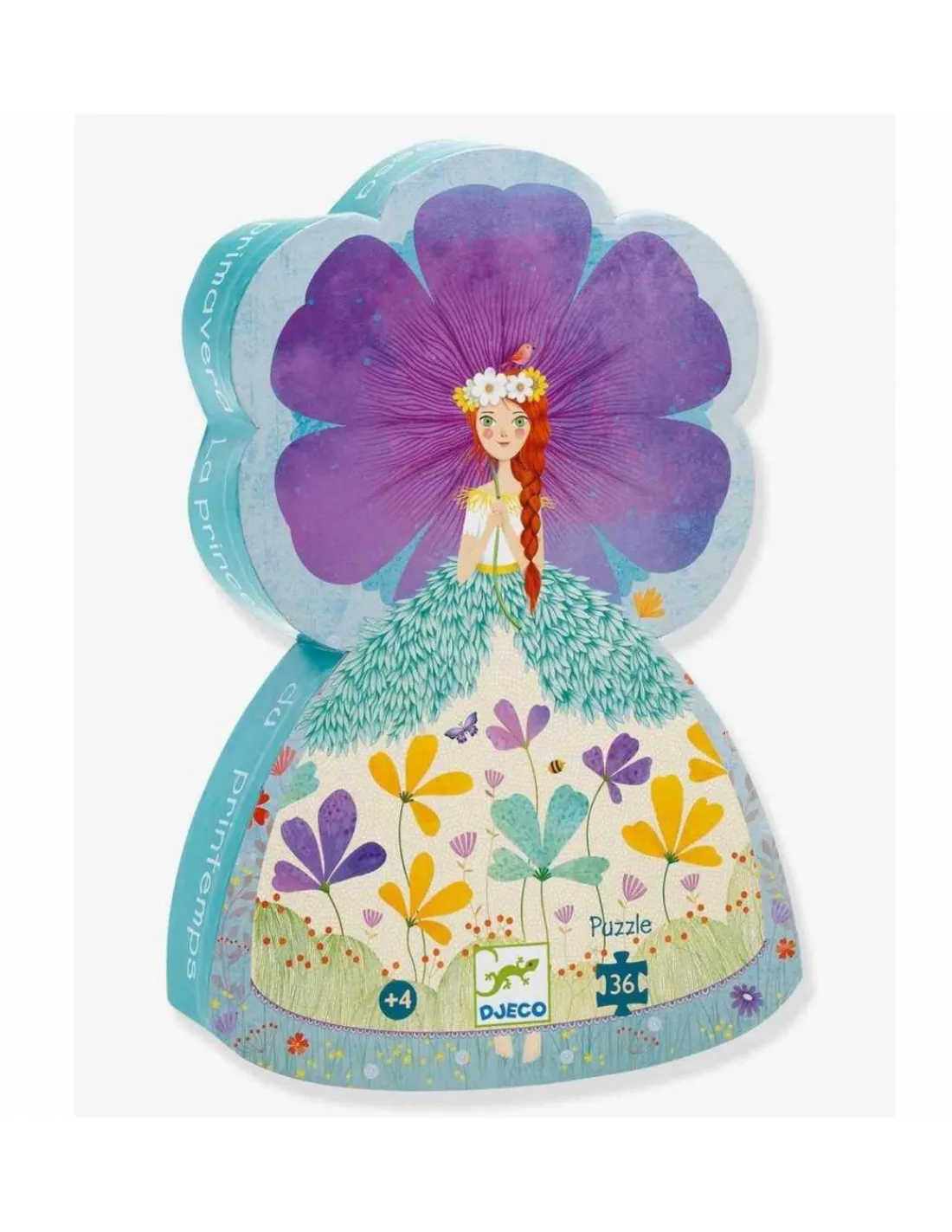 Djeco Puzzle Silueta La Princesa de Primavera de