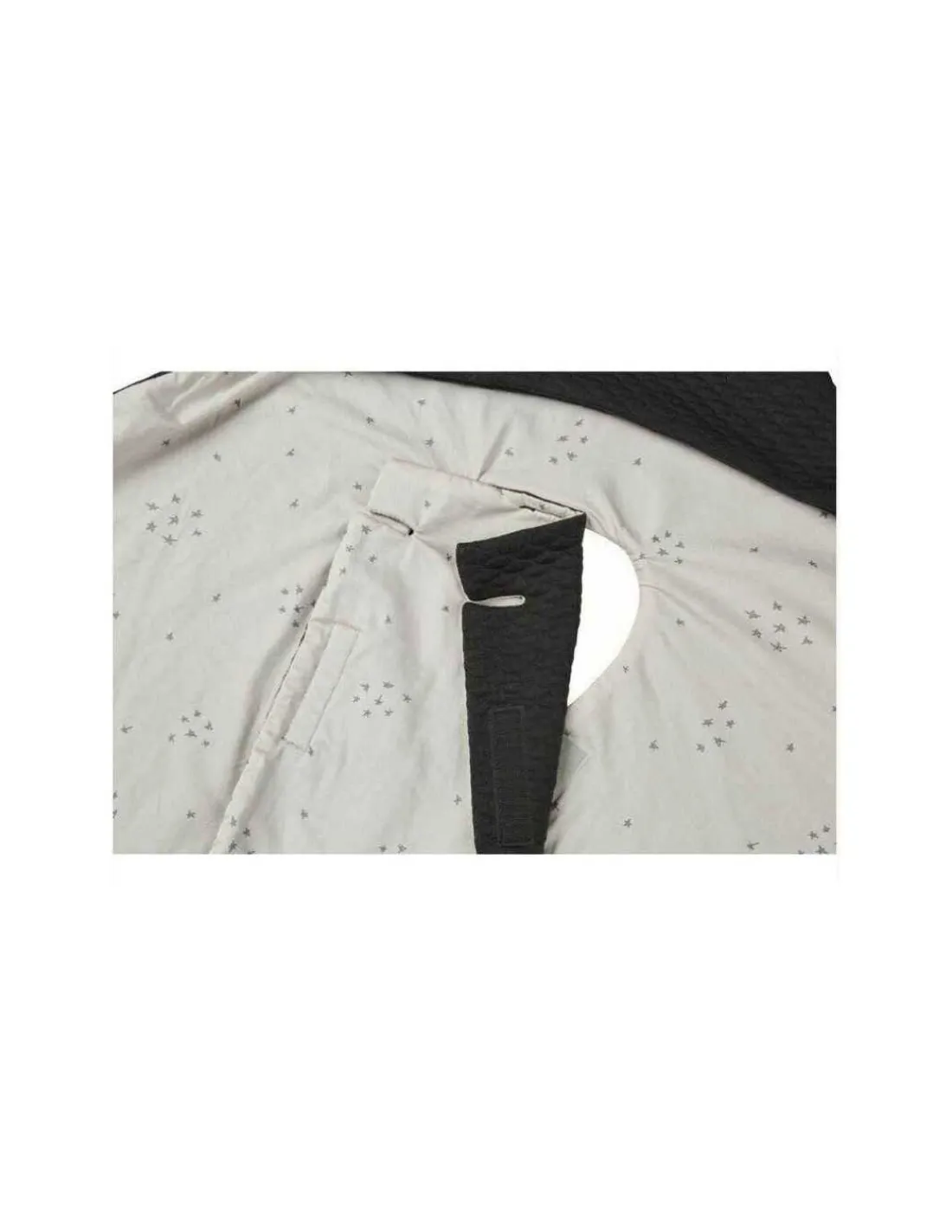 Voksi Saco arrullo bebé Baby Wrap Dark Grey Star de